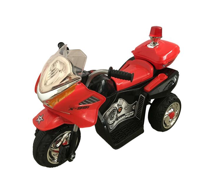 Battery Powered Rideon Motorcycle Motorbike Black Red Makro