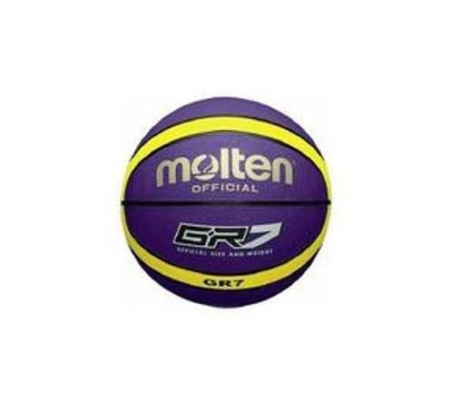 Molten Purple and Yellow Size 7 Basket Ball
