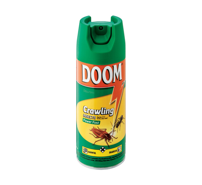 Doom Insect Spray Crawling Powerfast (6 x 300ml) Makro