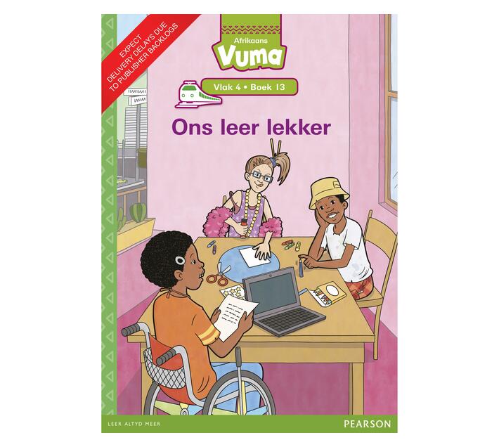 Vuma Afrikaans Huistaal Vlak 4 Boek 13 Grootboek: Ons leer lekker : Vlak 4: Boek 13 : Grade 1 (Paperback / softback)