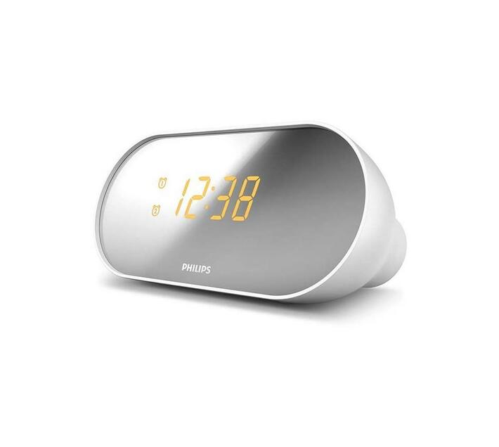 Philips AJ2000/12 Mirror Type FM Clock Radio Makro