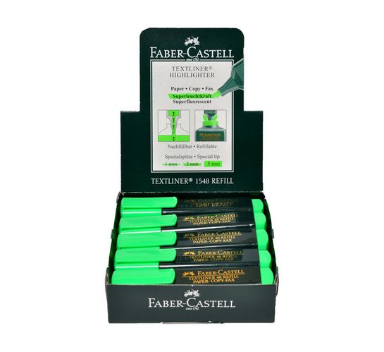 FABER CASTELL Highlighter Green 10 Pack 