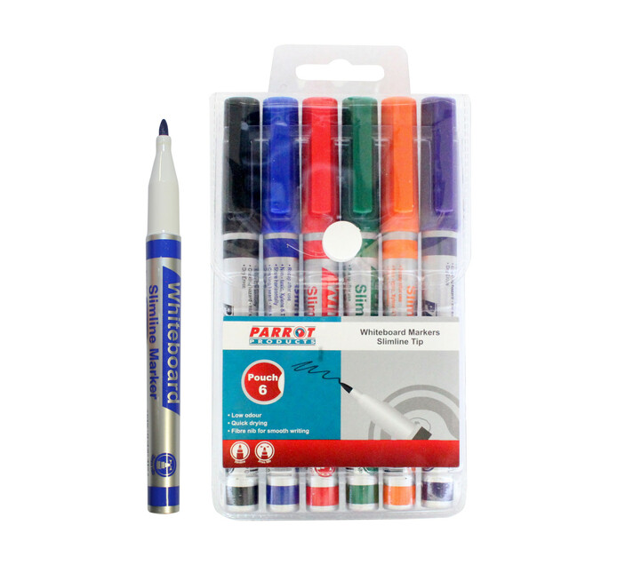 Parrot Products Slimline Marker Assorted 6-Pack 