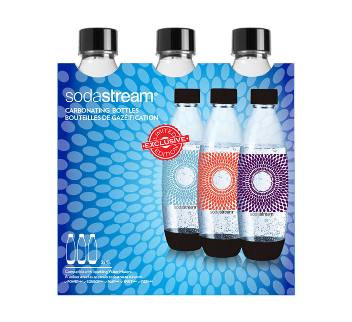 Sodastream 1 l Fuse PET Bottles 3-Pack 