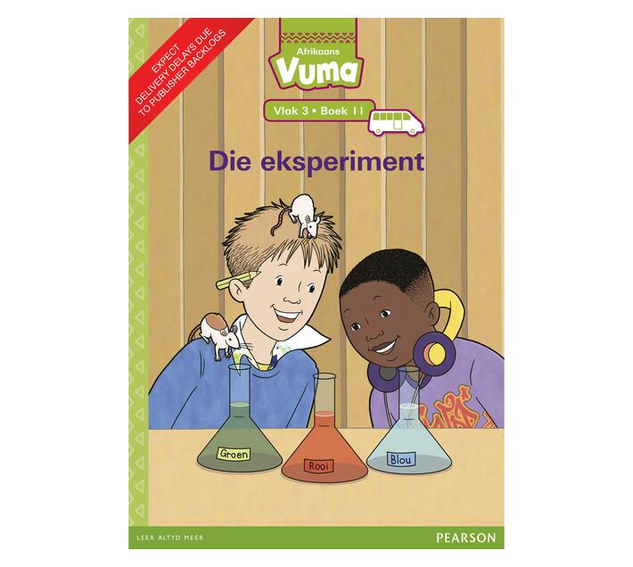 Vuma Afrikaans Huistaal Vlak 3 Boek 11 Grootboek: Die eksperiment : Vlak 3: Boek 11 : Grade 1 (Paperback / softback)