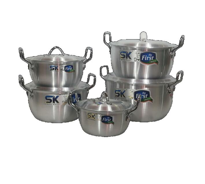 Pot Set 10 Piece Aluminium SK Tempo Makro