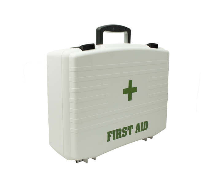 Regulation 7 First Aid Kit (550 Persons) in White Plastic Box by