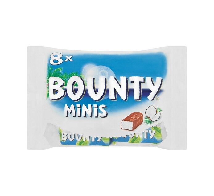 Bounty Mini Chocolate Bars (1 x 250g) Other TreatSize Bags Toffees