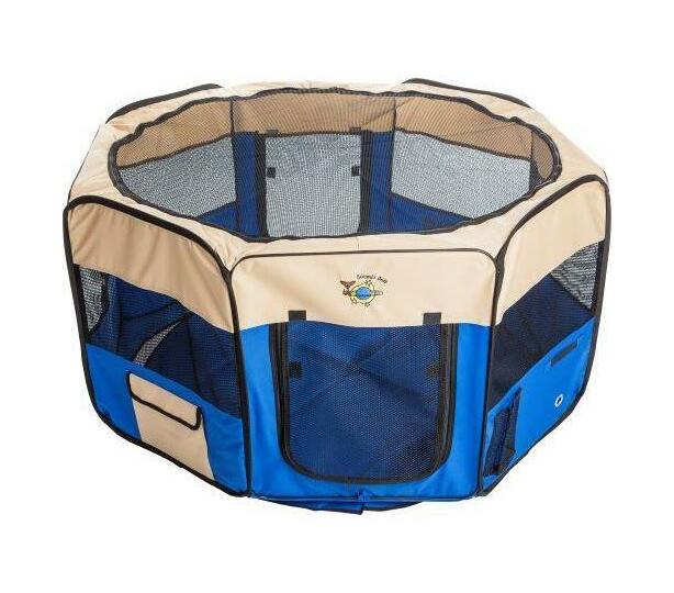Collapsible Pet Pen Medium (Blue) Makro