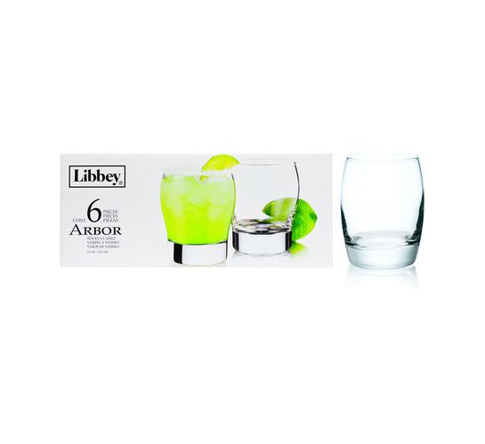 Libbey Arbor Whisky Glasses 6-Pack 