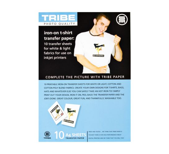 Tribe A4 Iron-On Transfer Paper 10 Sheets 