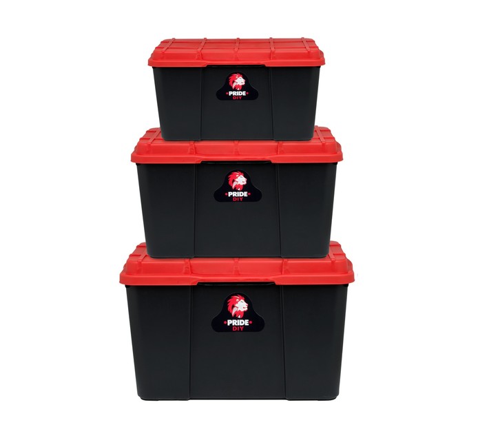 Pride 3Piece Storage Box Set Makro
