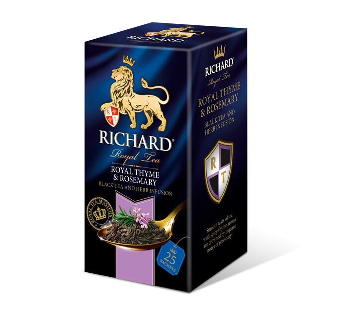 Richard Royal Thyme & Rosemary Black & Herb Infusion Tea 50g Makro