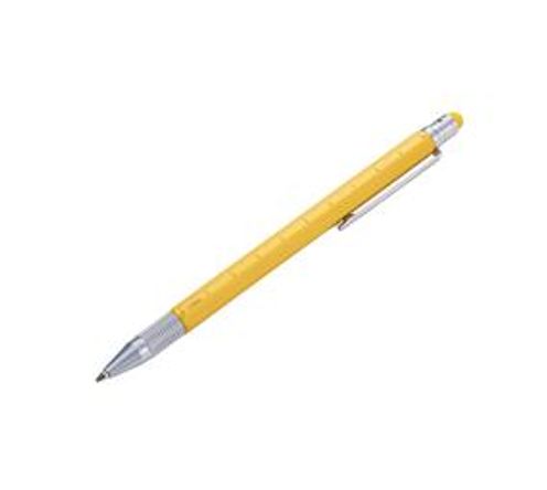 Troika Multitasking Ballpoint Pen CONSTRUCTION SLIM Yellow