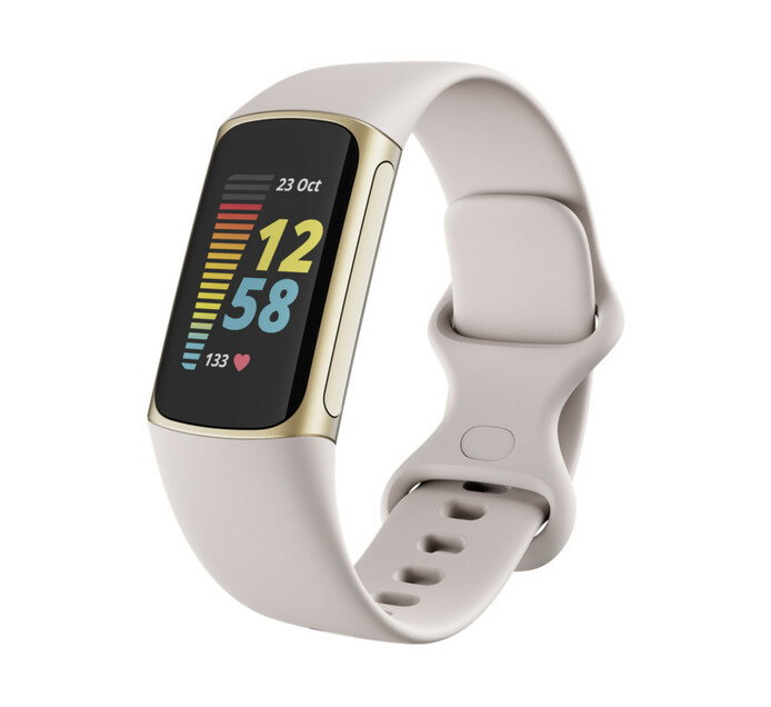 Fitbit Charge 5 Lunar Stainless Steel 