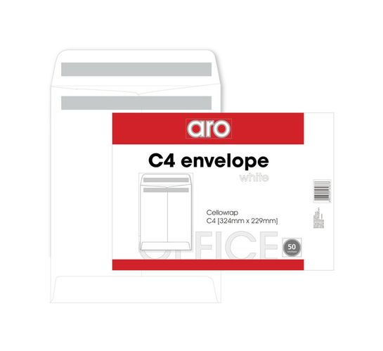 ARO C4 Seal Easi Envelopes White 50-Pack 
