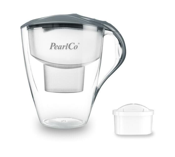 PearlCo Water Filter Jug Family Unimax LED 4 Litre Grey Makro