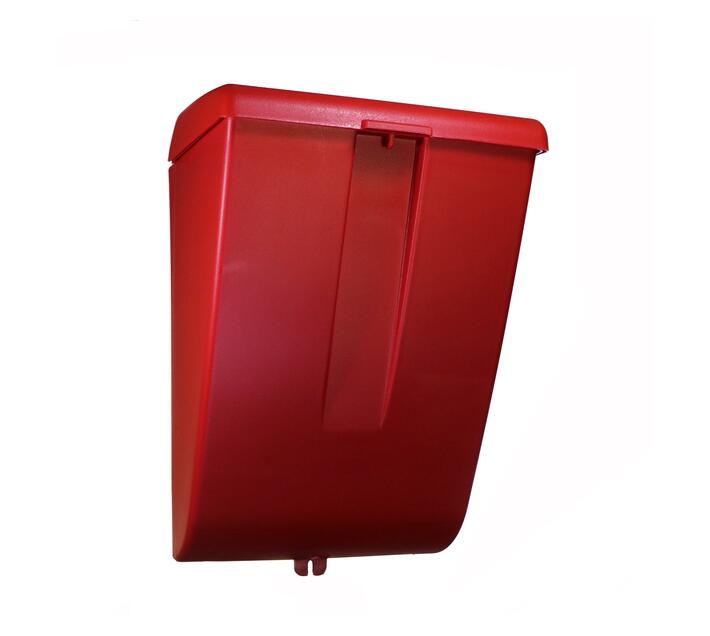 Letterbox/postbox wall mounted plastic red color Fittings Home