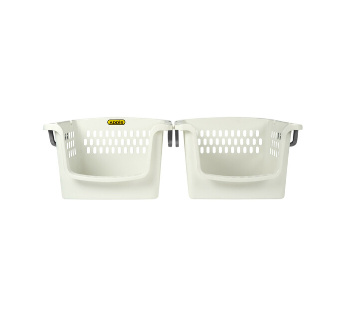 Addis Set Of 2 Stackable Laundry Baskets 