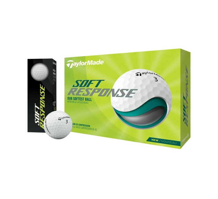 TAYLORMADE SOFT RESPONSE 12PK GOLF BALLS Makro