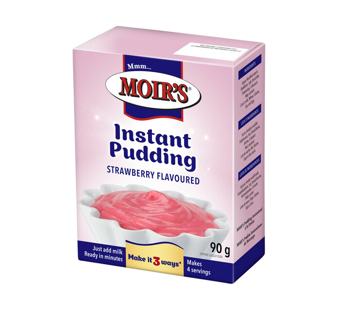 Moir's Instant Puddings Strawberry (1 x 90g)