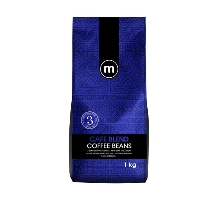 M COFFEE BEAN BLEND 1KG, CAFE' BLEND Makro