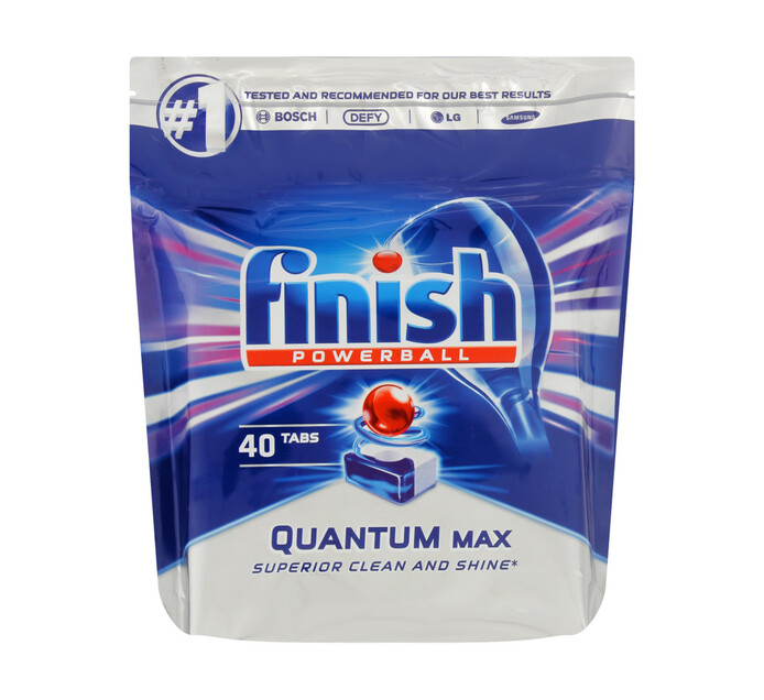 Finish Quantum Dishwasher Tablets Regular (1 x 40's) Makro