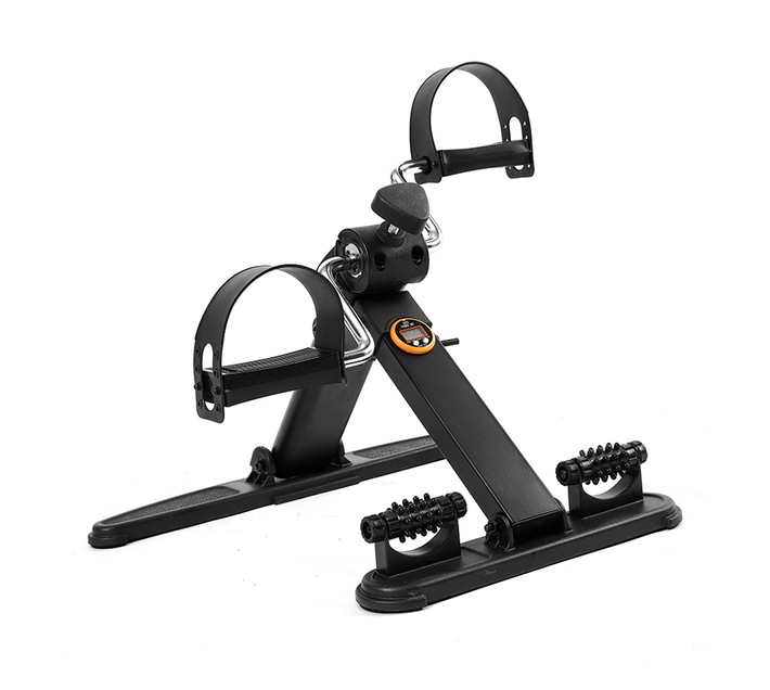 Zoolpro Pedal Exercise Bike with Display Monitor Foot Massager Black