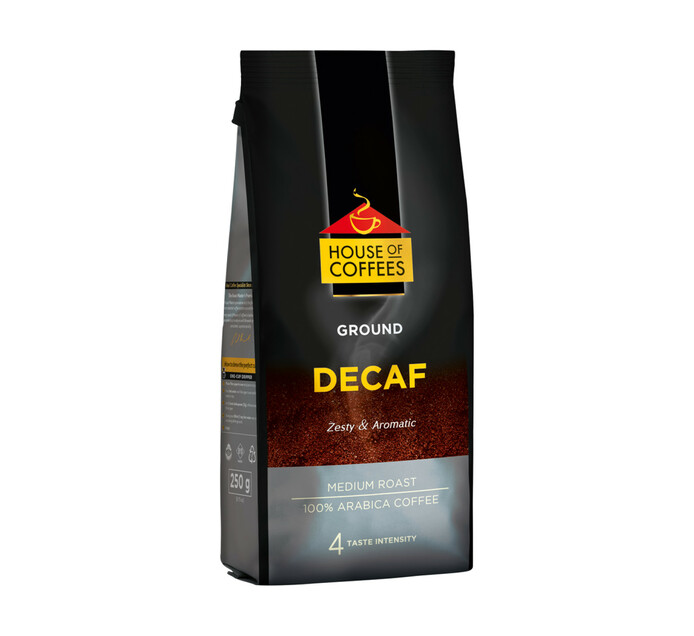 House Of Coffees Pure Ground Coffee Caffeine Free (12 x 250g) Makro