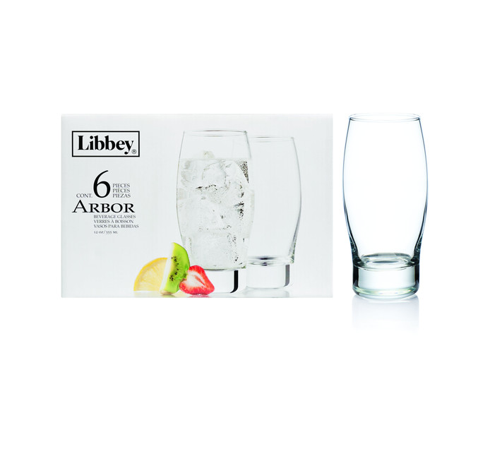 Libbey Arbor Hiball Glasses 6-Pack 