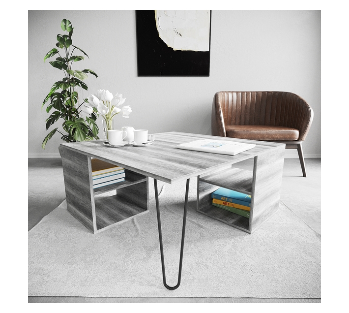 BAM! Oslo Coffee Table 900 Monument Oak Makro