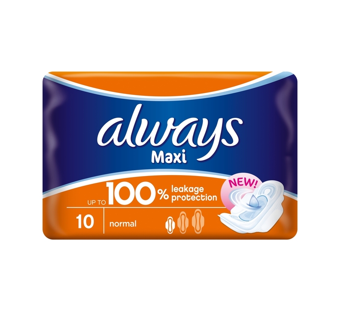 Always Maxi San Pads Maxi Plus (4 x 10's) Makro