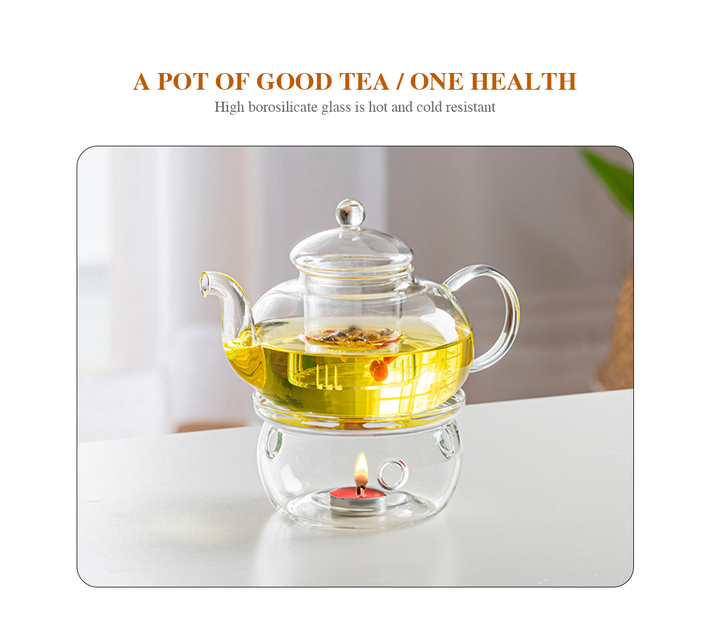 Glass Teapot Warmer Makro
