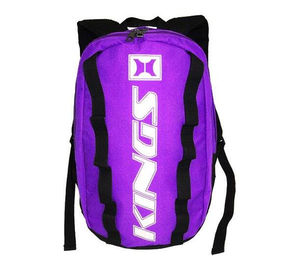 2657 Purple/Black/White Dome shaped Kings backpack