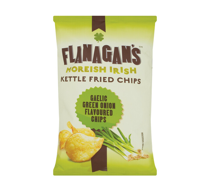 Flanagan's Potato Chips Green Onion (18 x 125G)