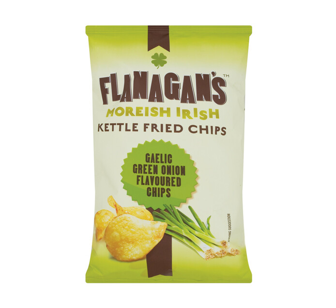 Flanagan's Potato Chips Green Onion (18 x 125G) Makro