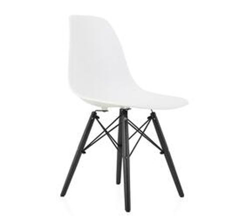 Pre Assembled - Modern Wooden Leg Chair - White