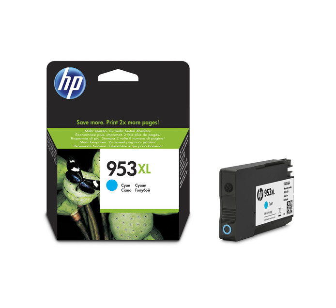 HP 953XL Cyan Ink Cartridge Makro