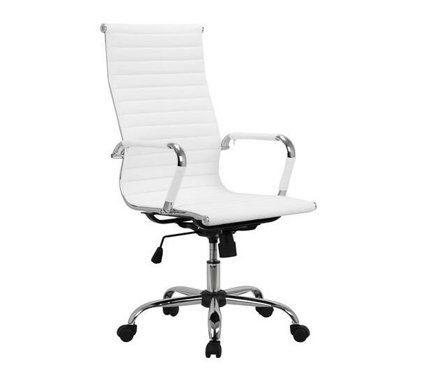 Studio Highback White PU Office Chair