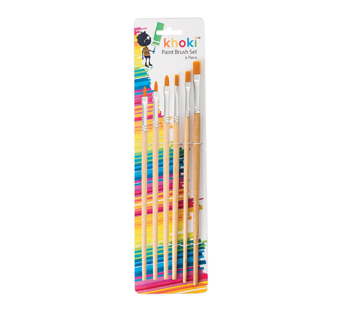 Art and Craft Paint Brushes Professional – 6 Pieces Per Pack (Pack of 2)