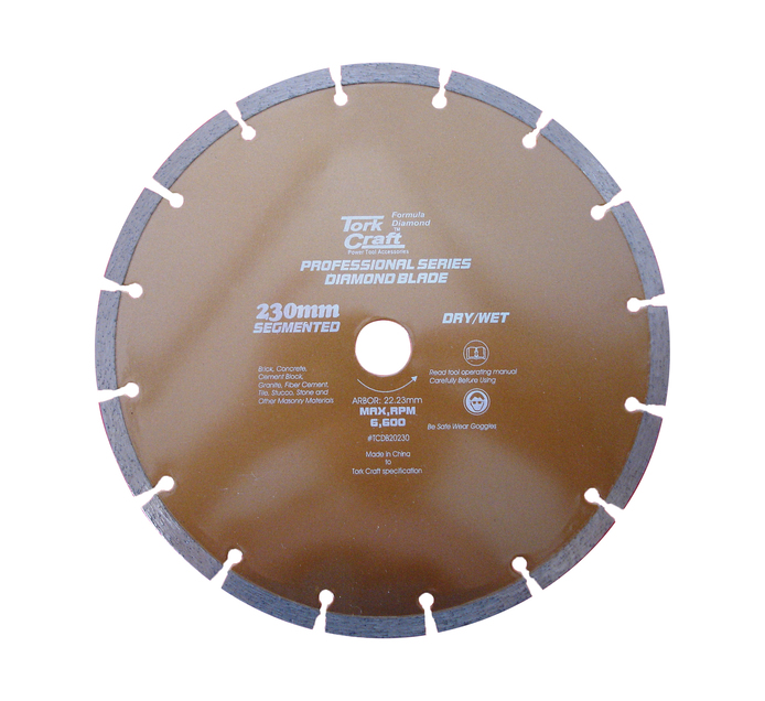 Tork Craft 230MM Diamond Cutting Disc Makro