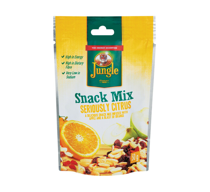 Jungle Snack Mix Seriously Citrus (12 x 50g) Makro