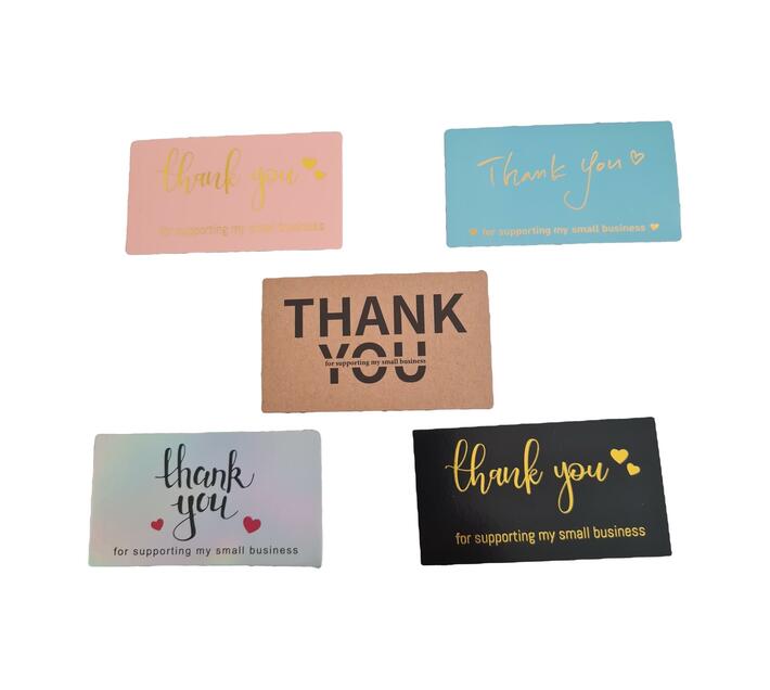 Bulk value pack Event gift multi design thank you cards 500 pieces