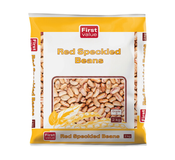 First Value Red Speckled Beans (1 x 2kg)