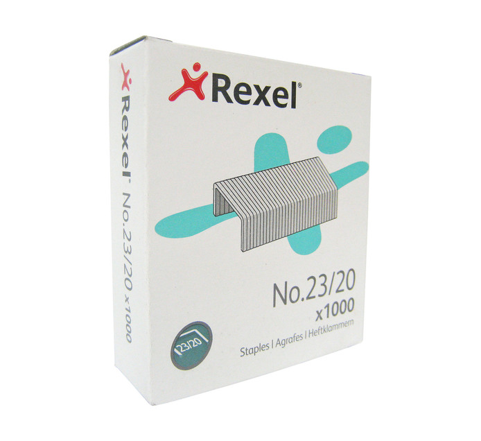 Rexel No.23/20 Staples Silver Box of 1000 
