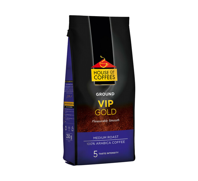 House Of Coffees Pure Ground Coffee VIP Gold (1 x 250g) Makro