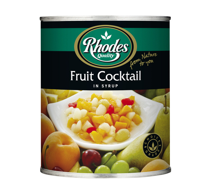 RHODES FRUIT COCKTAIL IN SYRUP 825G