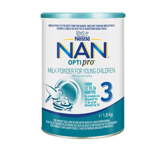 Nestle Nan Optopro 3 Infant Formula 3 Grow (1 x 1.8kg)