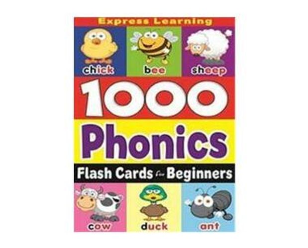 1000 Phonics Flash Cards for Beginners (Cards)