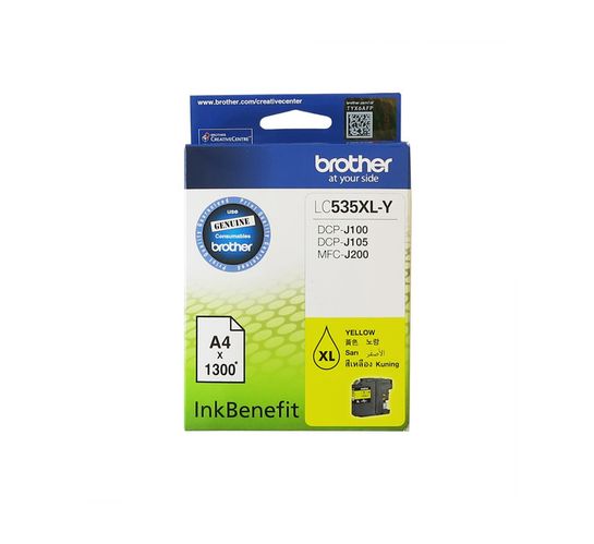 Brother 535XL Yellow Ink Cartridge 